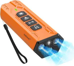 2025 Upgraded Dog Bark Deterrent Device - Anti Barking Devices for Dogs, Indoor Outdoor Use Rechargeable, Safe for Dogs & Humans, Portable No More Barks Ultrasonic Dog Training Device (Alpha Pro)
