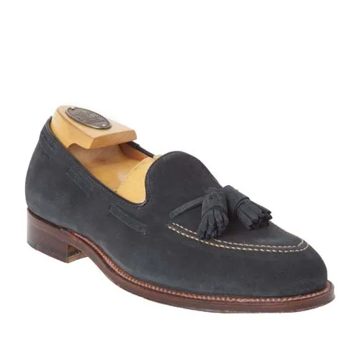 36205 - Tassel Loafer in Navy Blue Suede