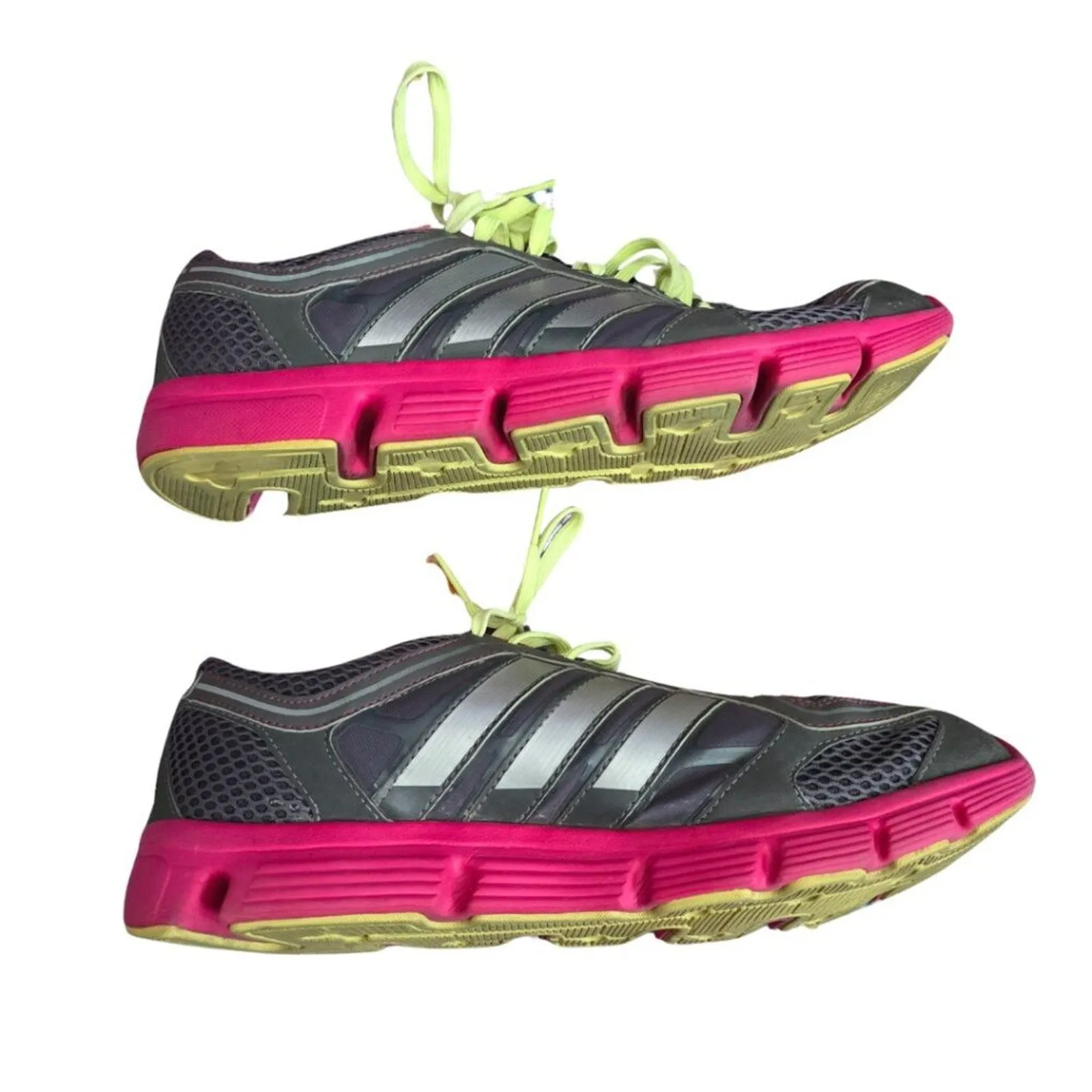 Adidas Jett Breeze Gray Pink Running Trainer Sneakers Women's Shoes 12