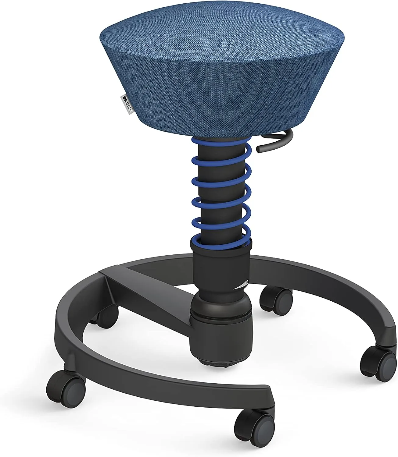 aeris Swopper New Edition Ergonomic stool with castors - Dynamic office chair for a healthy back - office stool and seat trainer - 17.7-23.2" spring strut type Standard