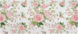 ALAZA Pink Rose Floral Flower Large Gaming Mouse Pad Big Mousepad Mice Keyboard Mat with Non-Slip Rubber Base for Computer Laptop Home & Office, 31.5 X 15.7 inch