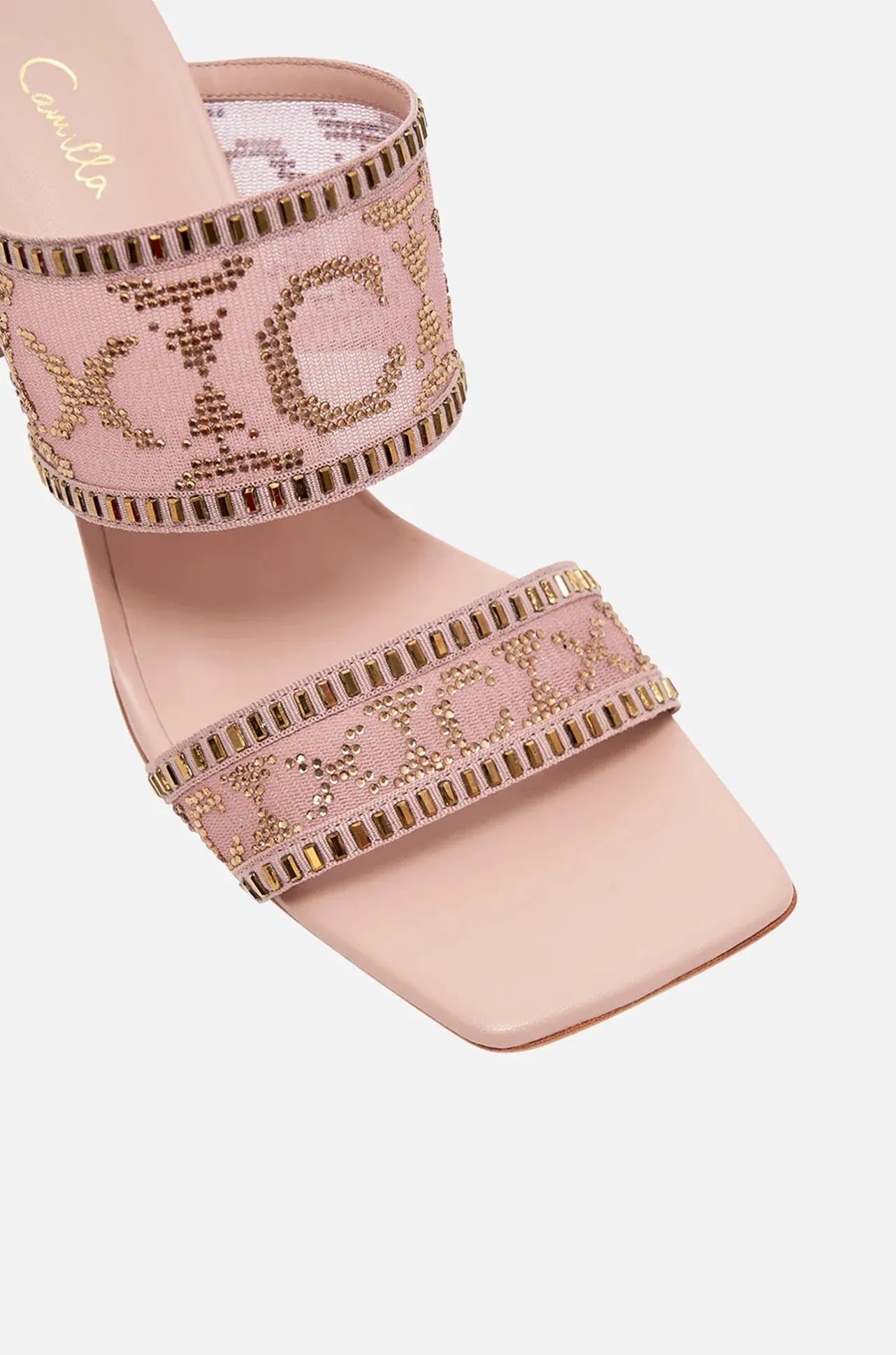 Alexia Slim Block Heel Mule