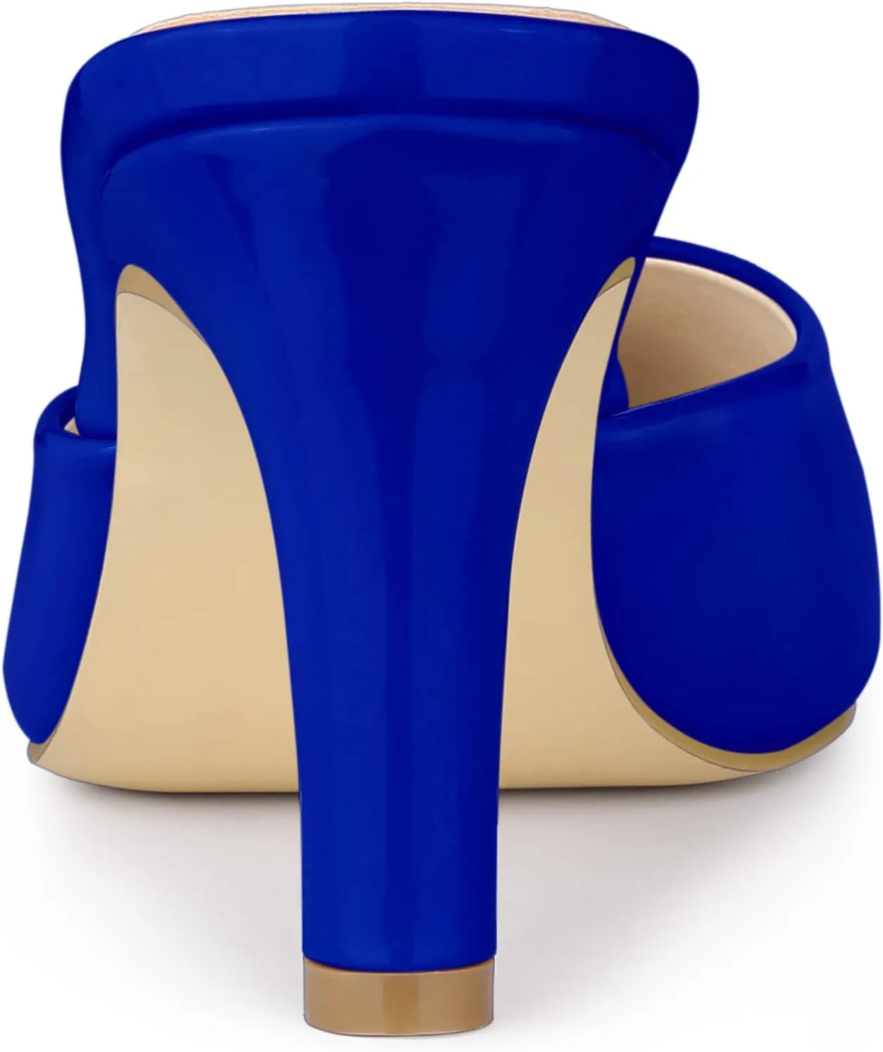 Allegra K Women's Pointed Toe Stiletto Heels Slide Mules