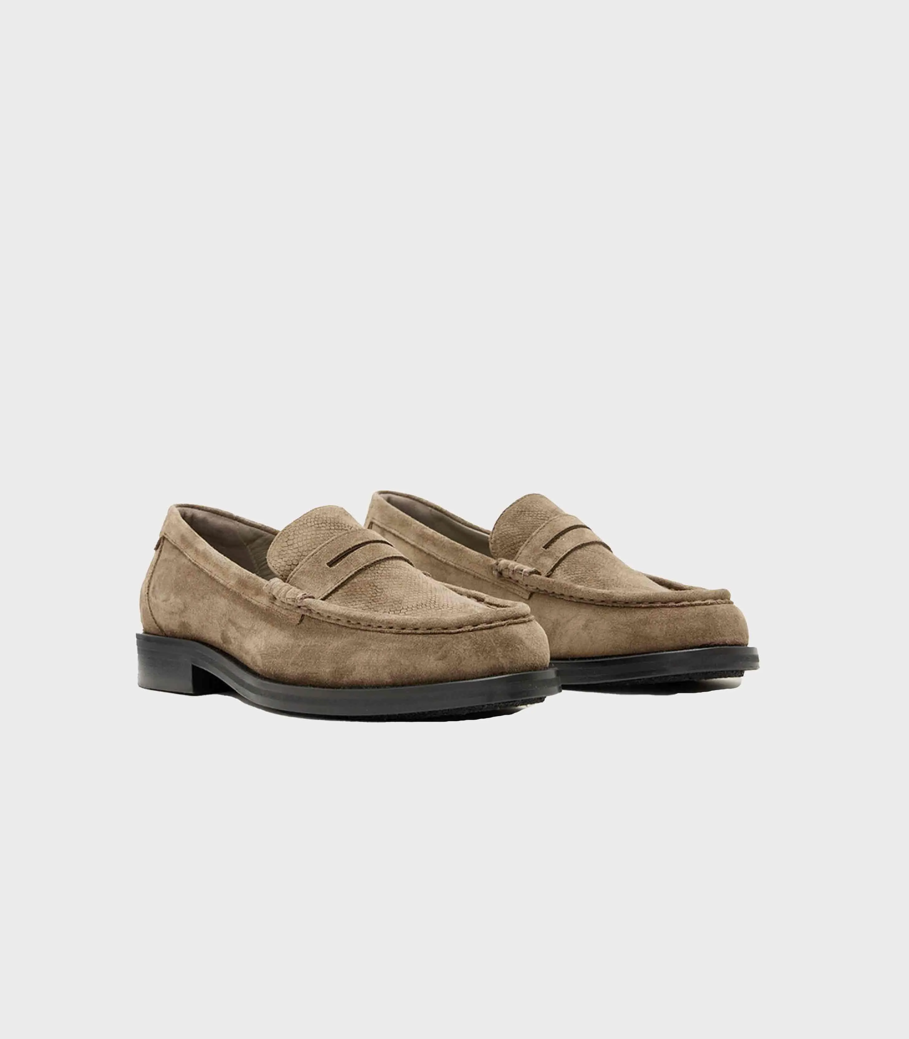 AllSaints - Bloom Suede Loafers