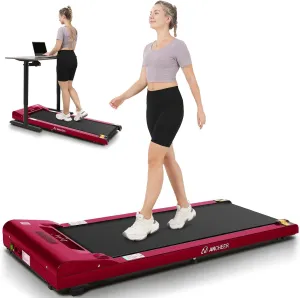 ANCHEER Walking Pad, Under Desk Treadmill for Home, 300lbs Weight Capacity, Portable Running Machine with Remote Control and LED Display, 2.5HP Desk Treadmill with Brushless Motor Elliptical 120 KG