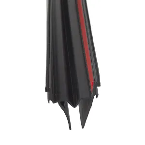AP Products 018-2062-153 Black Double EKD Seal Base - 1-1/4" x 1-3/4" x 12-3/4'