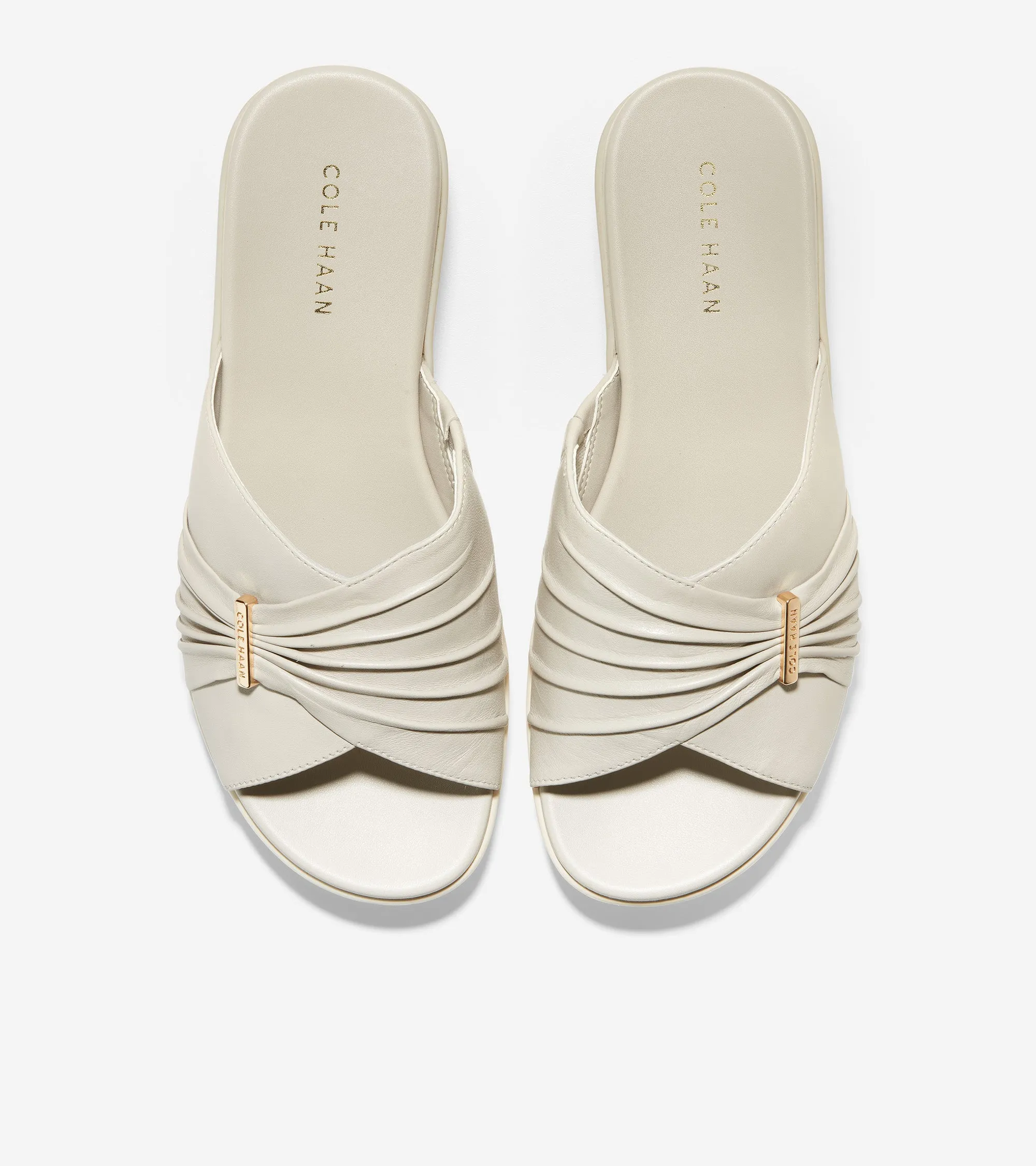Aubree Ruched Slide Sandal
