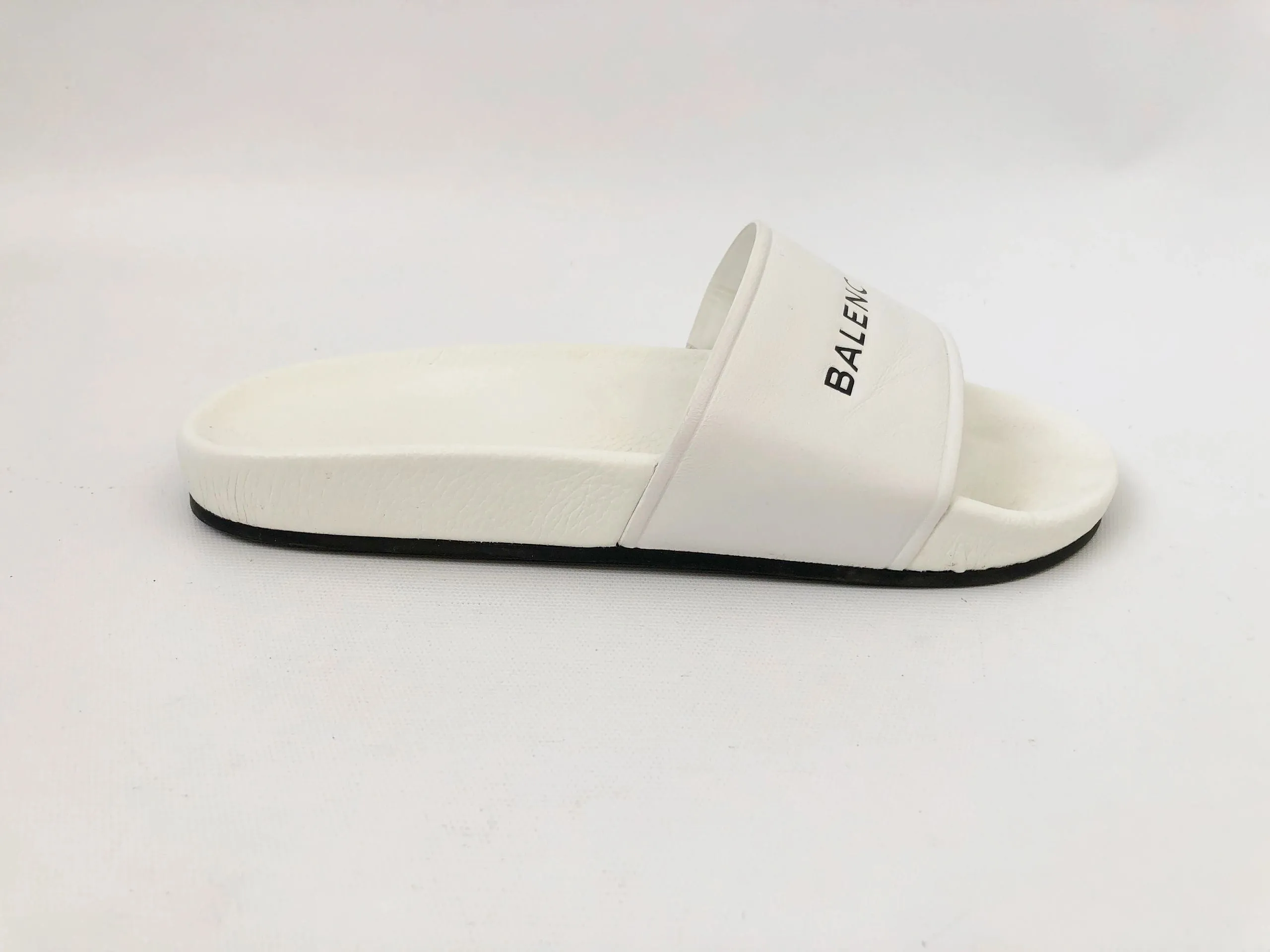 Balenciaga White Slide Size 40 It (10 Us)