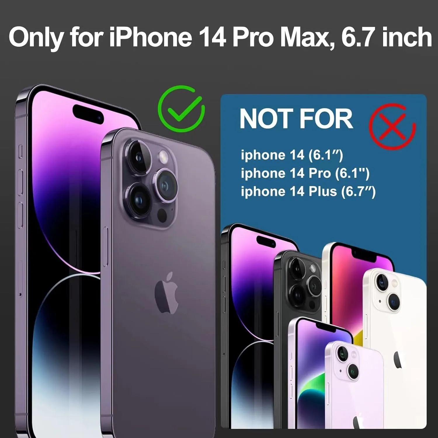 Ballistic Raptor S Series Designed for iPhone 14 Pro Max Case Clear