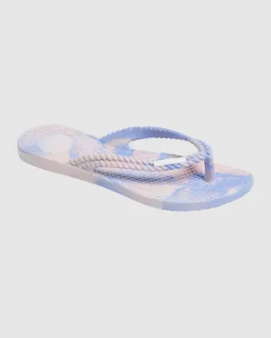 Billabong Girls Kicks Marble Thong BLUE