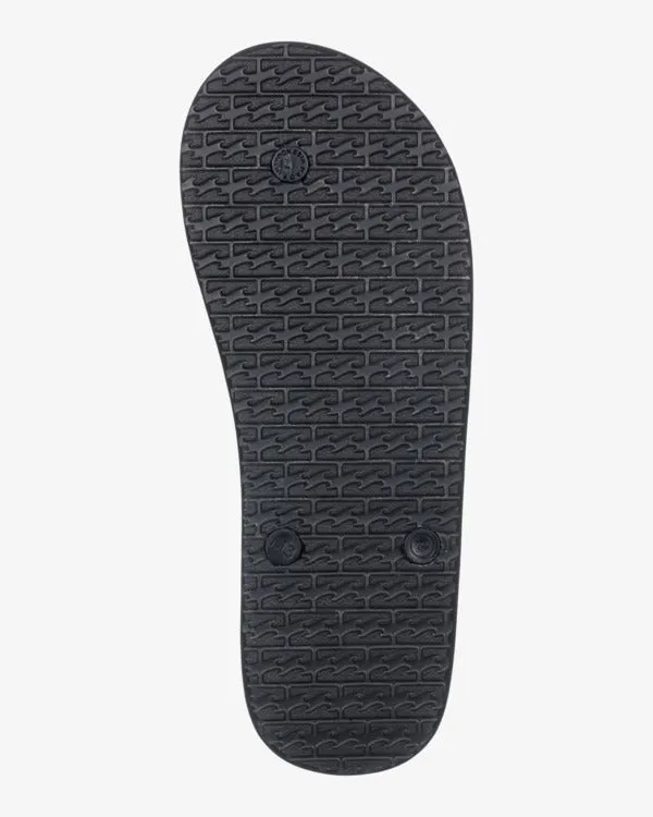 Billabong Men's Tides Slice Flip Flops Black EBYL100023-BLK