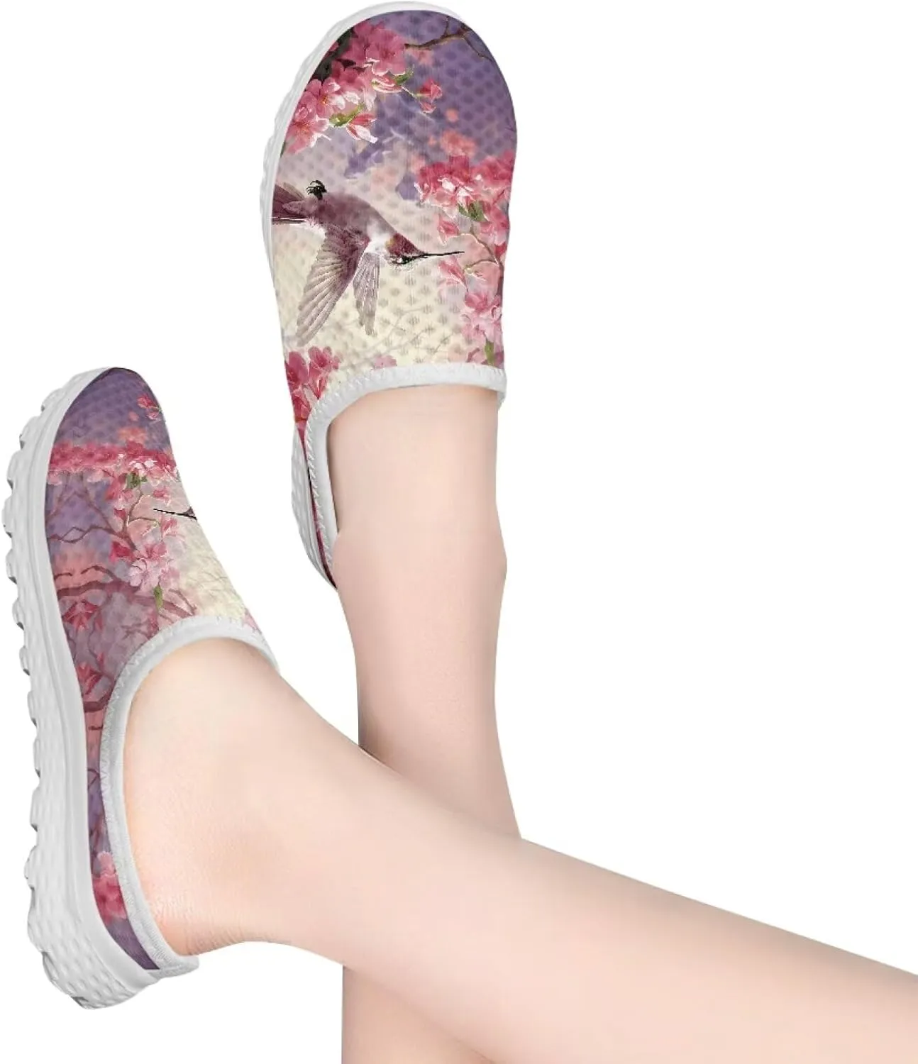 Binienty Womens Mule Shoes Slip on Mesh Garden Clogs Fashion Four Seasons Walking Shoe Outdoor Footwear