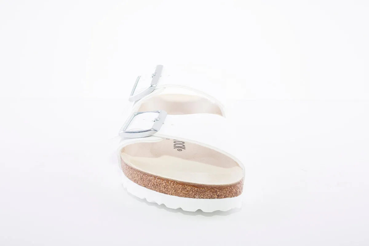 BIRKENSTOCK - ARIZONA LDS FLAT MULE - WHITE