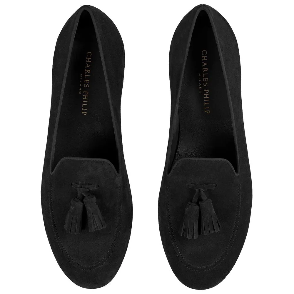 Black Calfskin Loafer