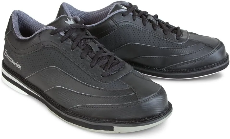 Brunswick Men's Rampage Bowling Shoes, Black, Size 12