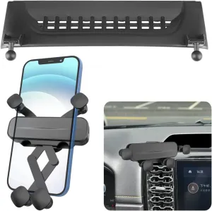 Car Phone Holder for Ford Ranger Accessories 2024 2025 Crew Cab Raptor Auto Accessories Navigation Screen Bracket Interior Decoration Mobile Cell Phone Mount