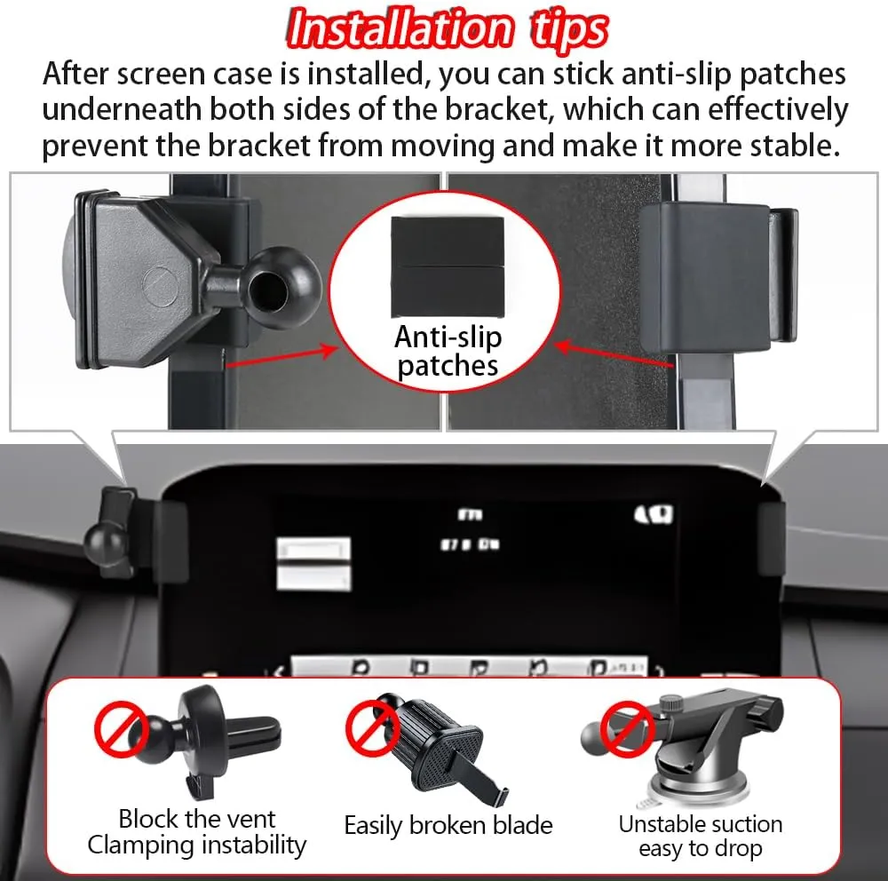 Car Phone Holder for Mitsubishi Outlander 2022-2025 ES SE Special Edition Black Edition 8-inch Screen Auto Accessories Navigation Bracket Interior Decoration Dash Board Mobile Cell Phone Mount
