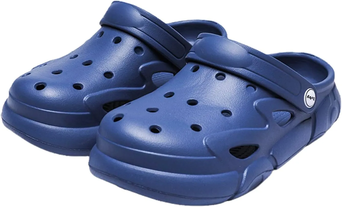 CERYTHRINA Little Kids Clogs Girls Boys Slide Lightweight Garden Shoes Slip-on Beach Pool Shower Slippers