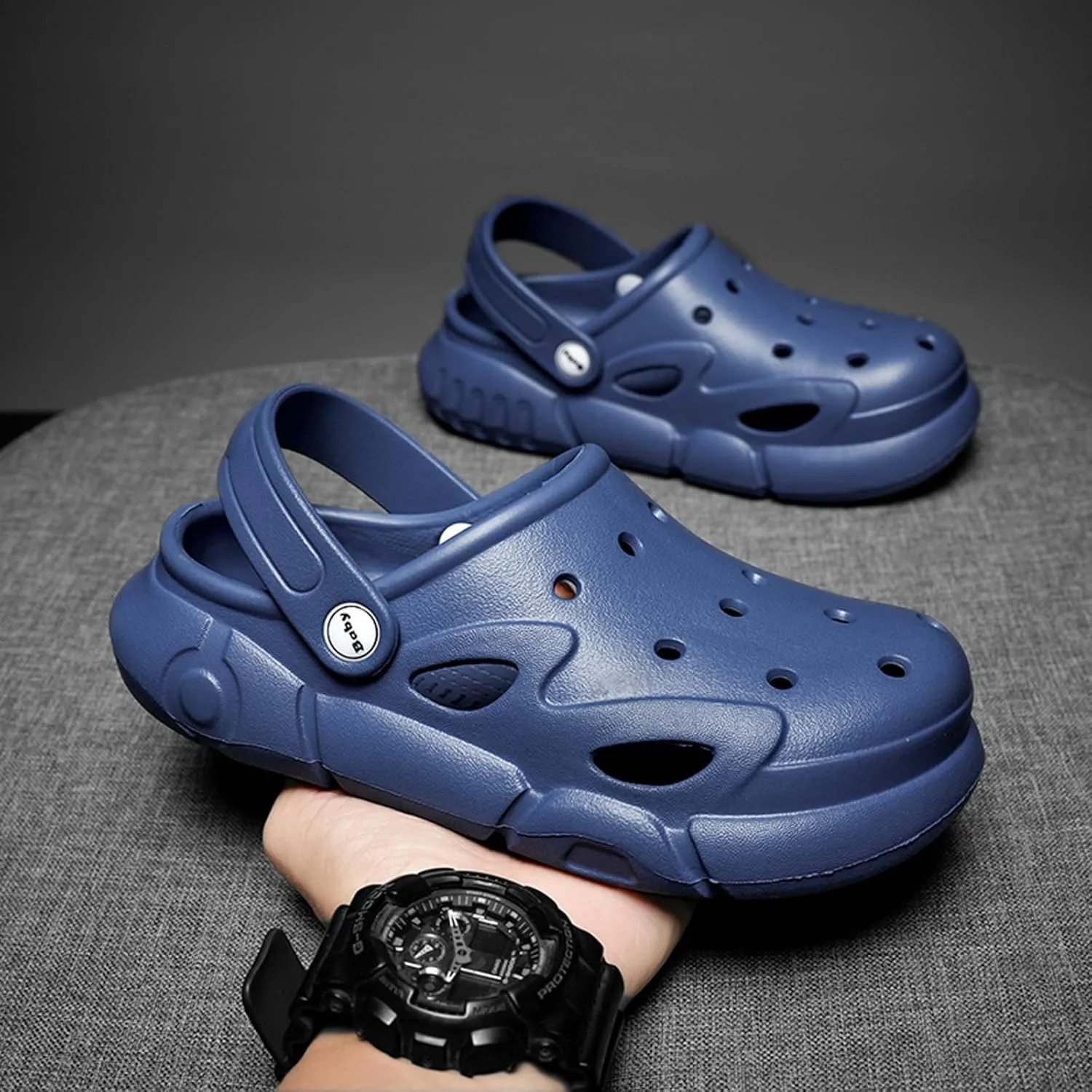 CERYTHRINA Little Kids Clogs Girls Boys Slide Lightweight Garden Shoes Slip-on Beach Pool Shower Slippers