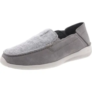 Clarks Men's Gorwin Step Loafer, Grey Suede, 9