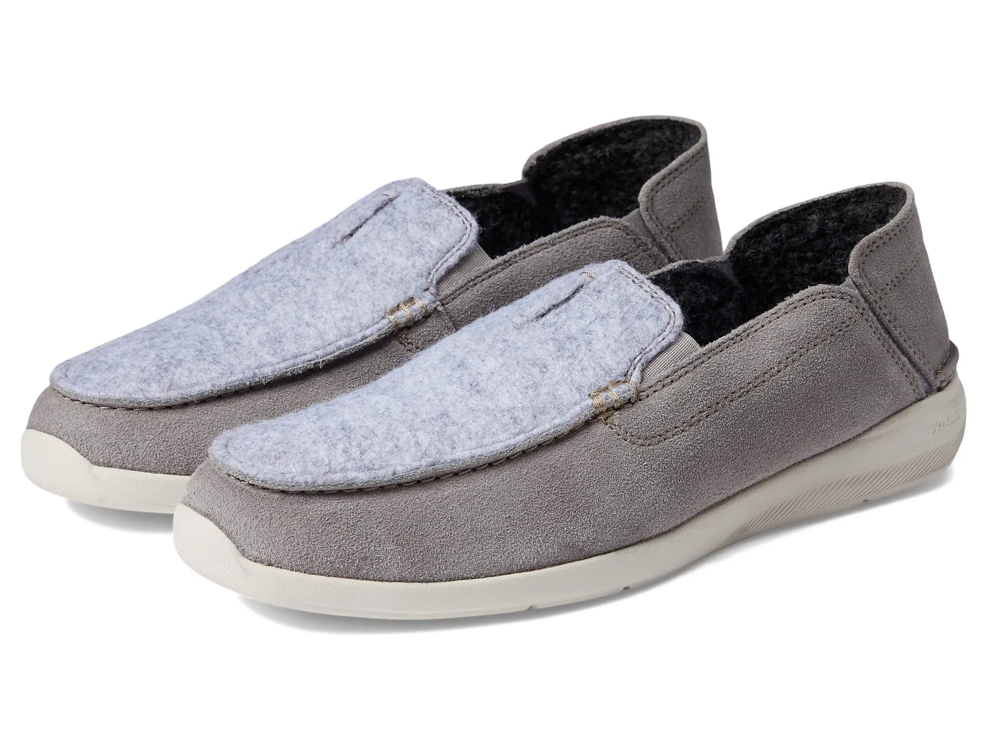 Clarks Men's Gorwin Step Loafer, Grey Suede, 9