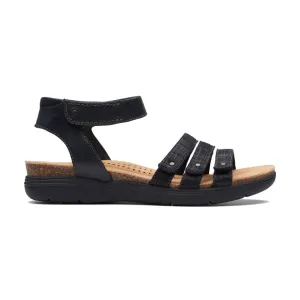 Clarks Women's April Dove Black | Platinum Leather
