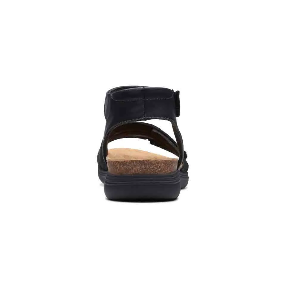 Clarks Women's April Dove Black | Platinum Leather