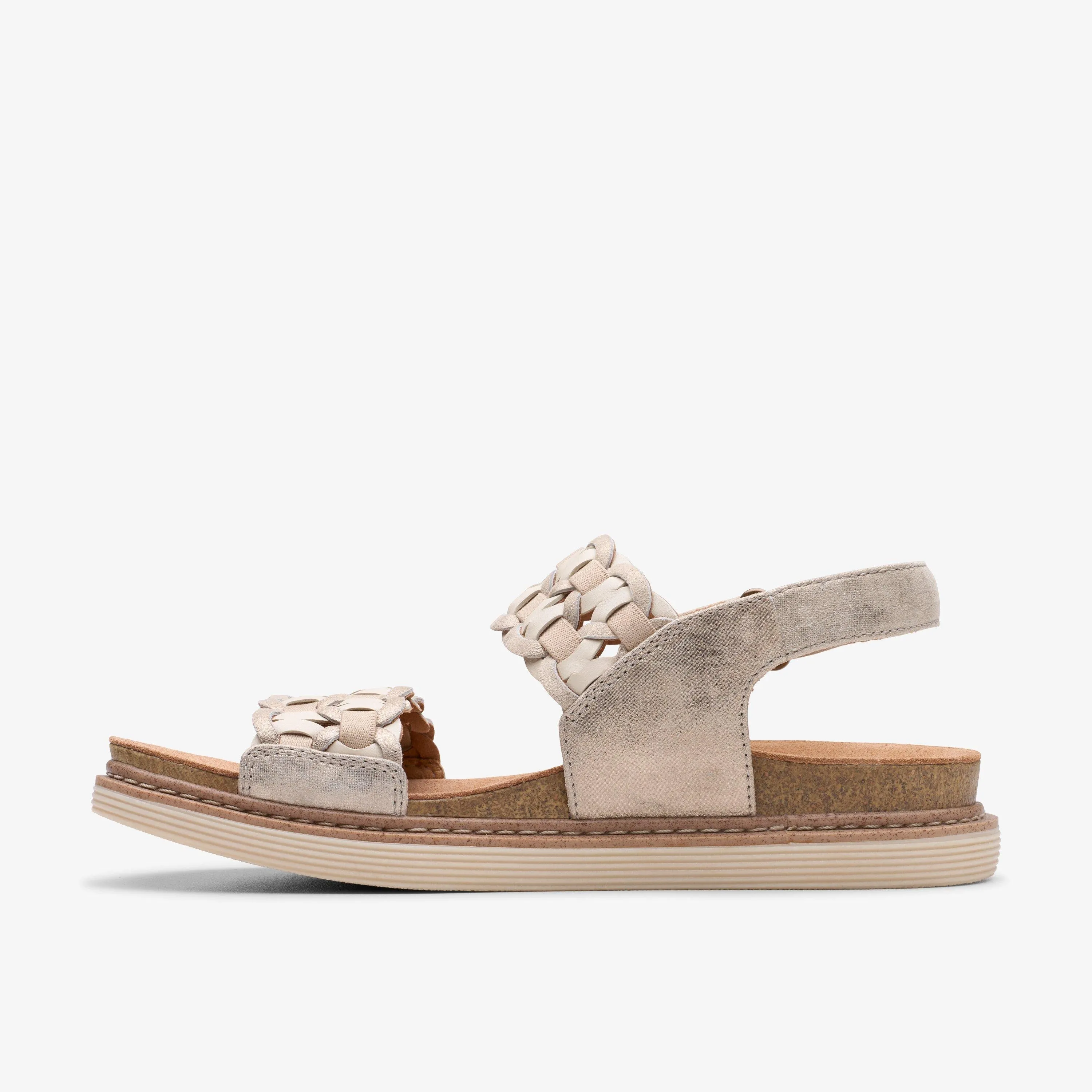 Clarks Women's Arwell Glide Metallic Combi 26181410