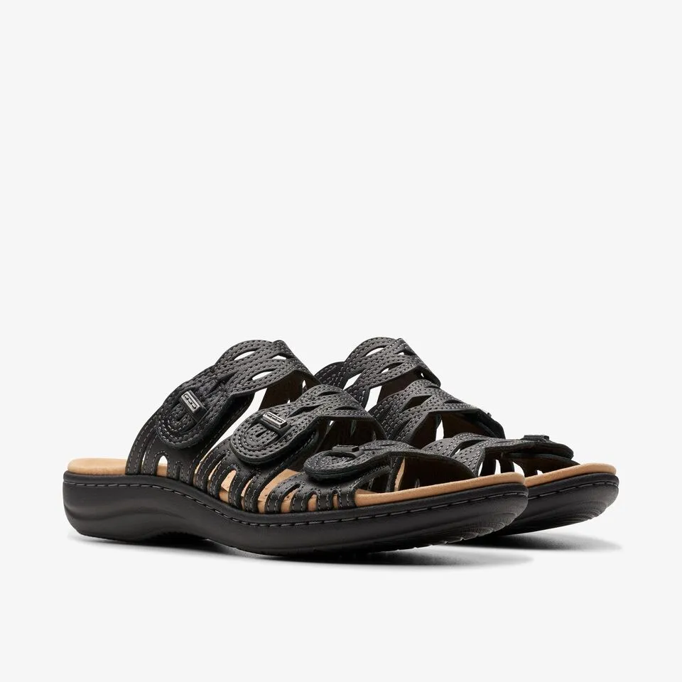 Clarks Women's Laurieann Ruby Black | Tan Leather