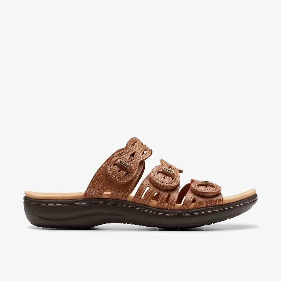 Clarks Women's Laurieann Ruby Black | Tan Leather