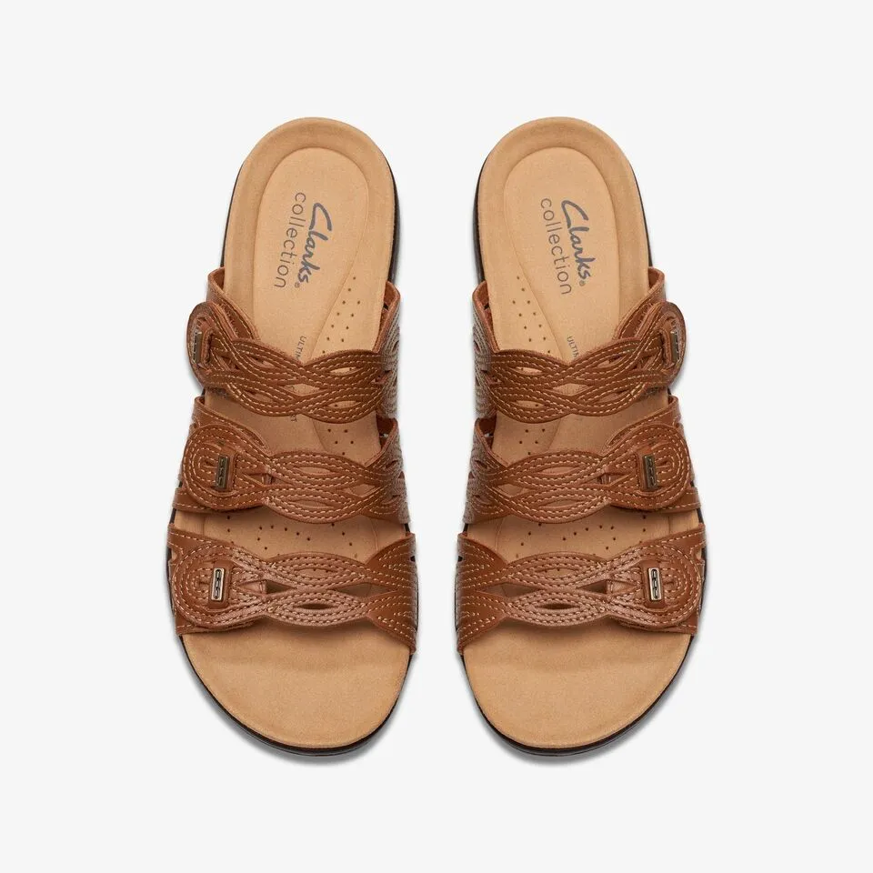 Clarks Women's Laurieann Ruby Black | Tan Leather