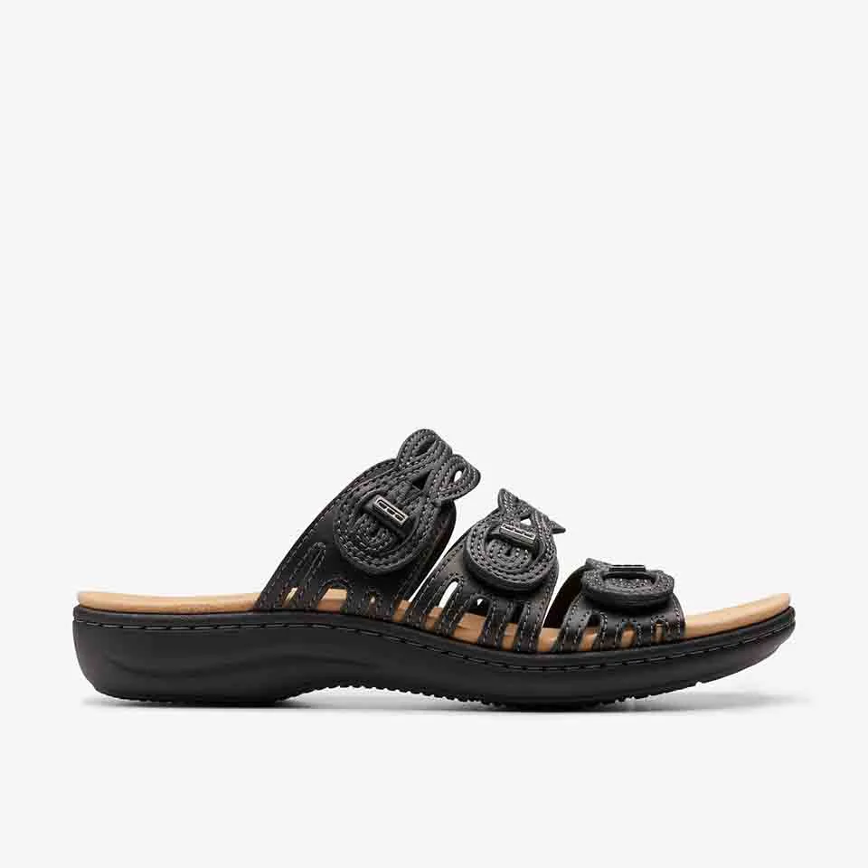 Clarks Women's Laurieann Ruby Black | Tan Leather