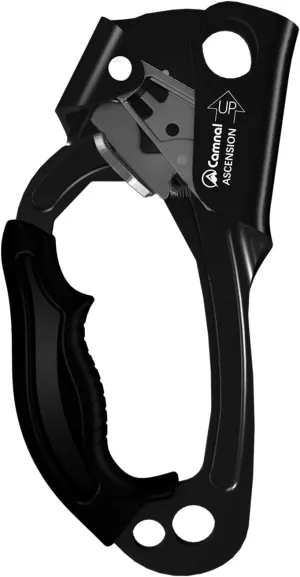 Climbing Ascender UIAA & CE Certified Hand Ascender, Rope Ascender with Ergonomic Rubber Handle, Suit for 8~13mm Ropes