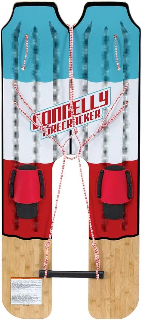 CWB Connelly Firecracker, Kids Waterski Trainer, red/White/Blue, 48in/ 1-4'