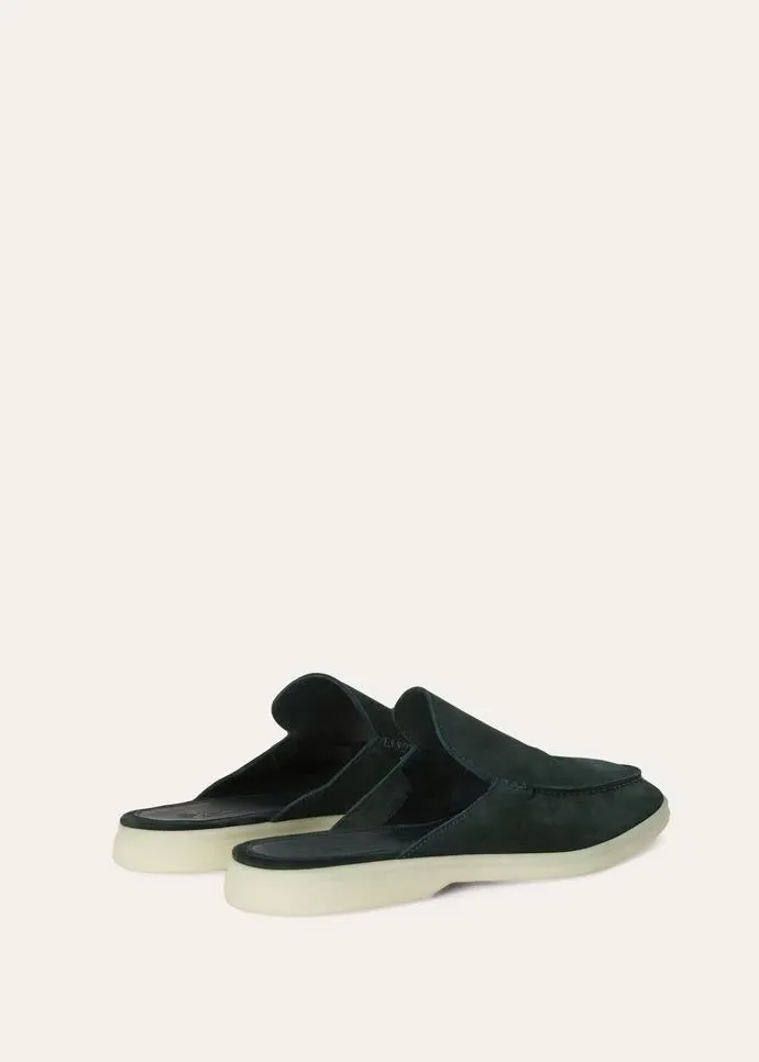 Dark Green Babouche Walk Loafers