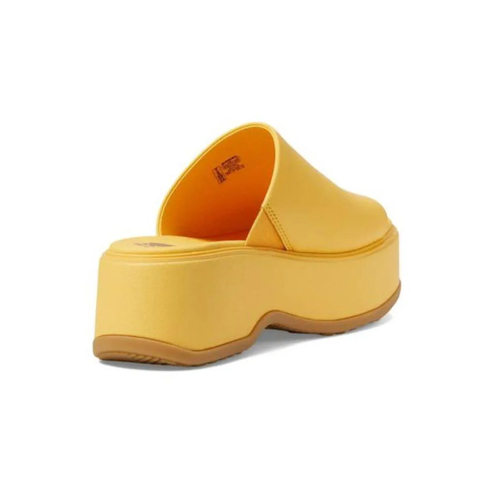 Dayspring Yellow Chunky Slide Sandals