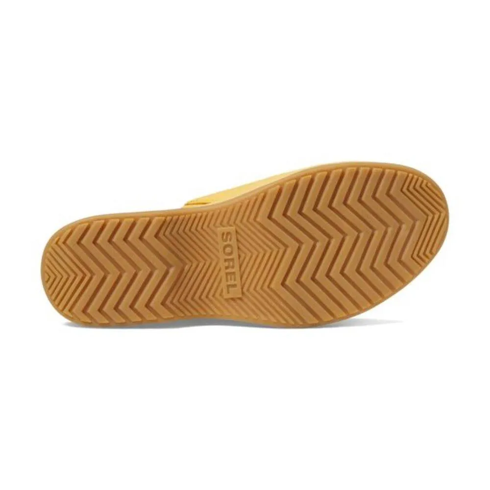 Dayspring Yellow Chunky Slide Sandals
