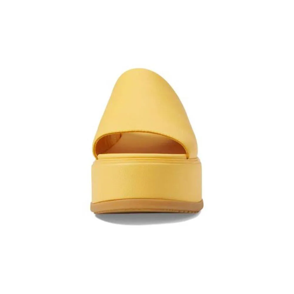 Dayspring Yellow Chunky Slide Sandals