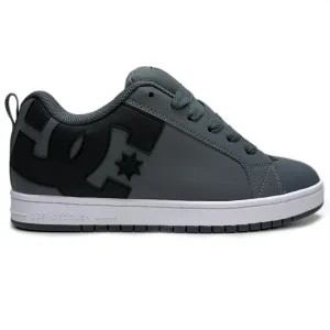 DC SHOES COURT GRAFFIK DK GREY BLACK WHITE TRAINERS