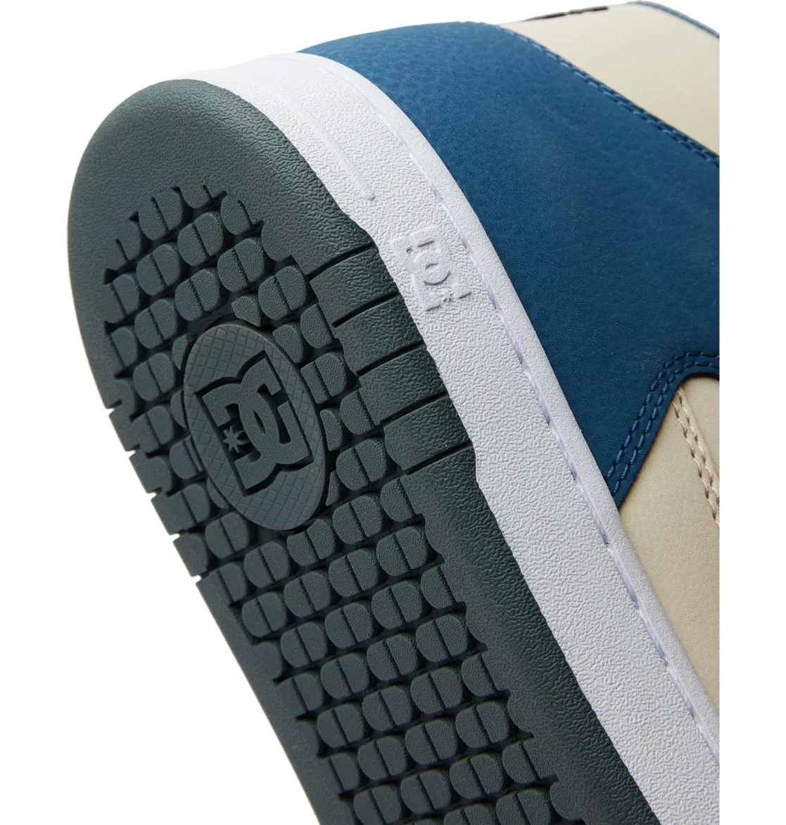 DC SHOES MANTECA 4 HI GREY BLUE WHITE TRAINERS