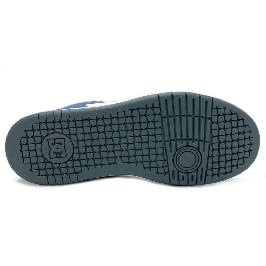 DC SHOES MANTECA 4 HI GREY BLUE WHITE TRAINERS
