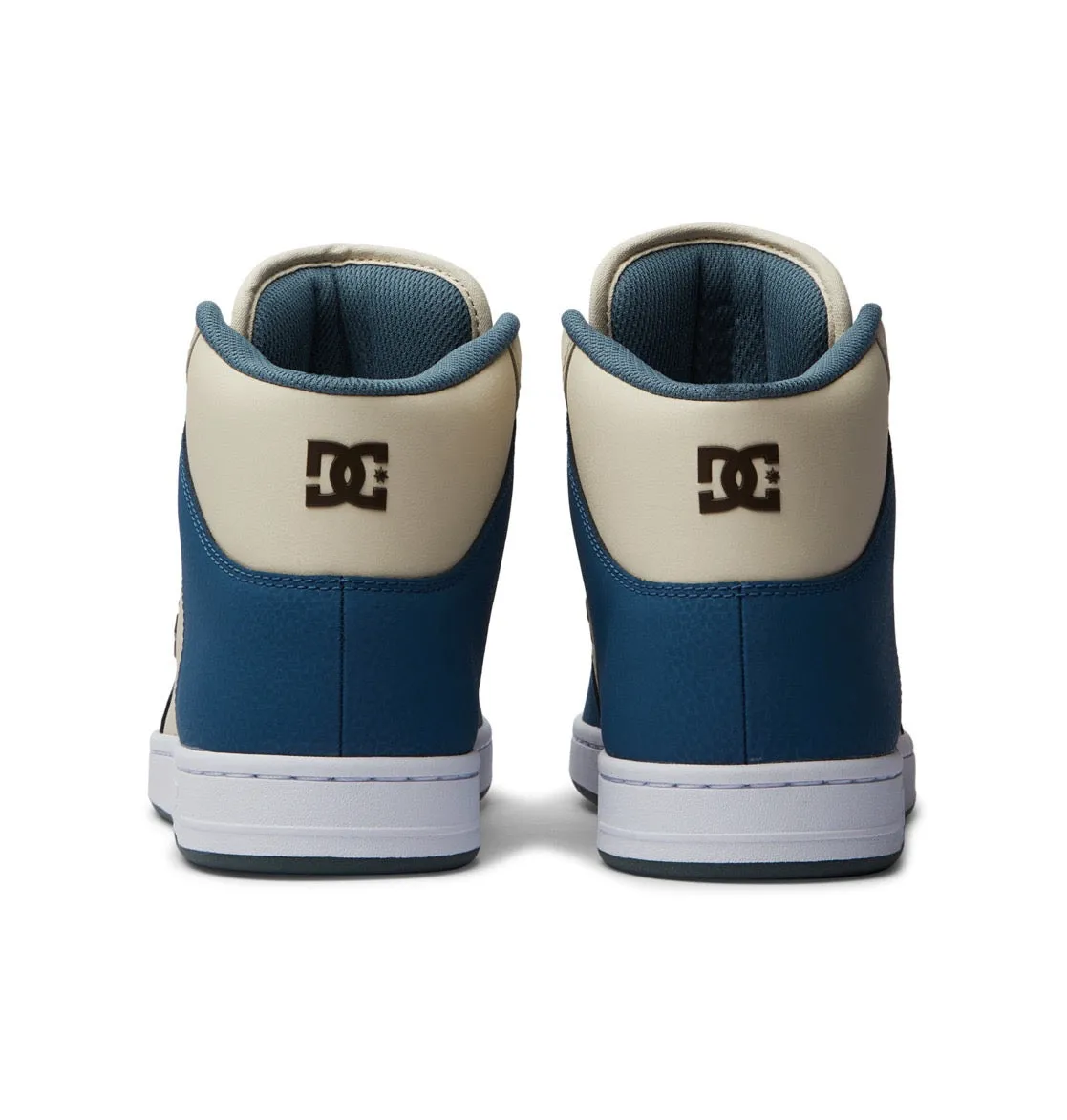 DC SHOES MANTECA 4 HI GREY BLUE WHITE TRAINERS
