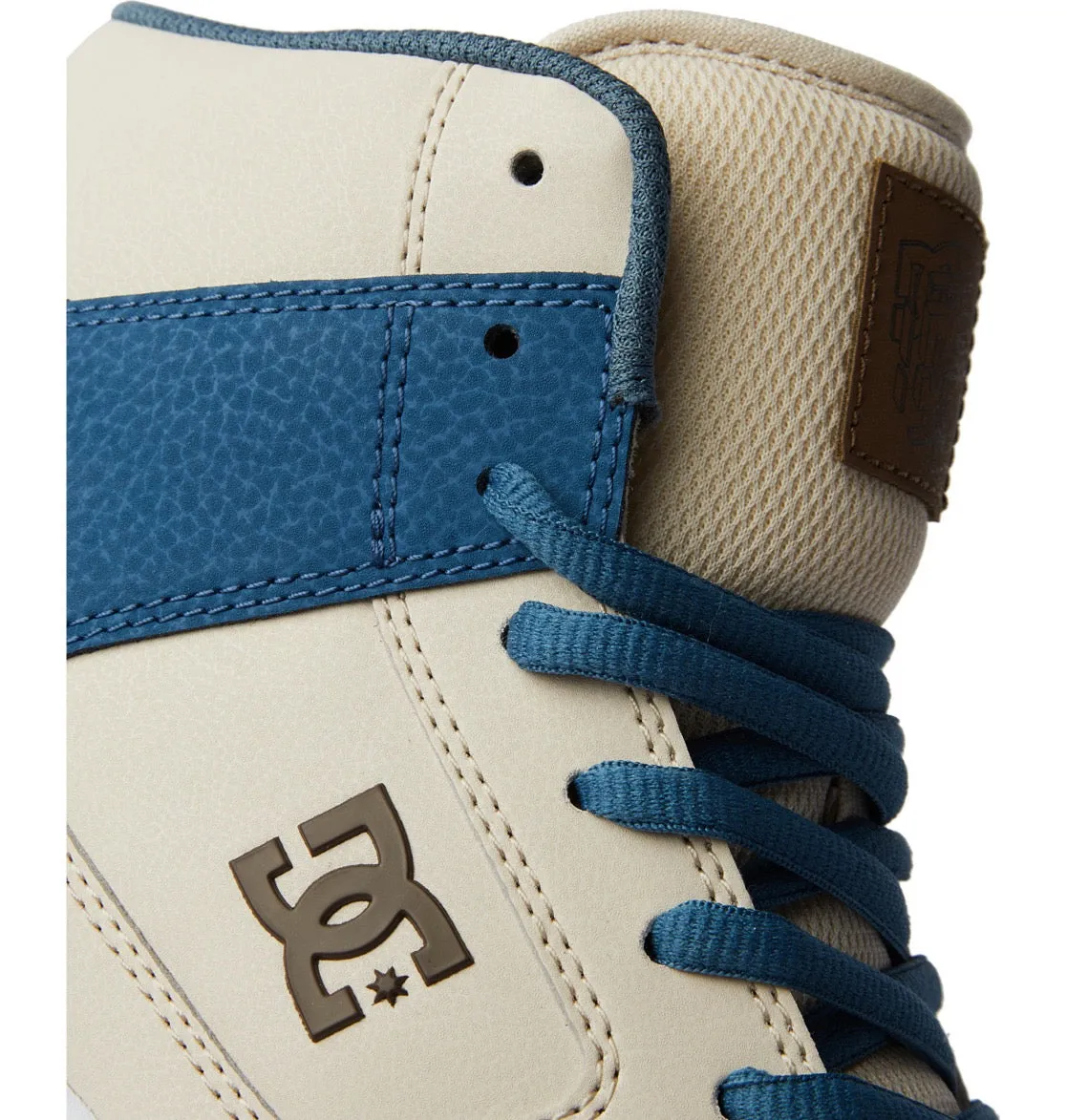 DC SHOES MANTECA 4 HI GREY BLUE WHITE TRAINERS