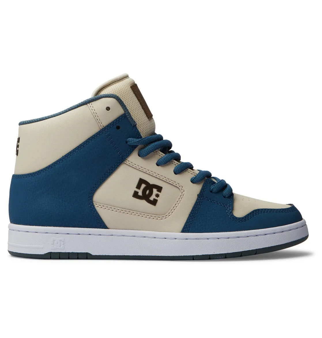 DC SHOES MANTECA 4 HI GREY BLUE WHITE TRAINERS