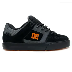 DC SHOES PURE WNT GREY BLACK ORANGE WINTERISED TRAINERS (UK 9)