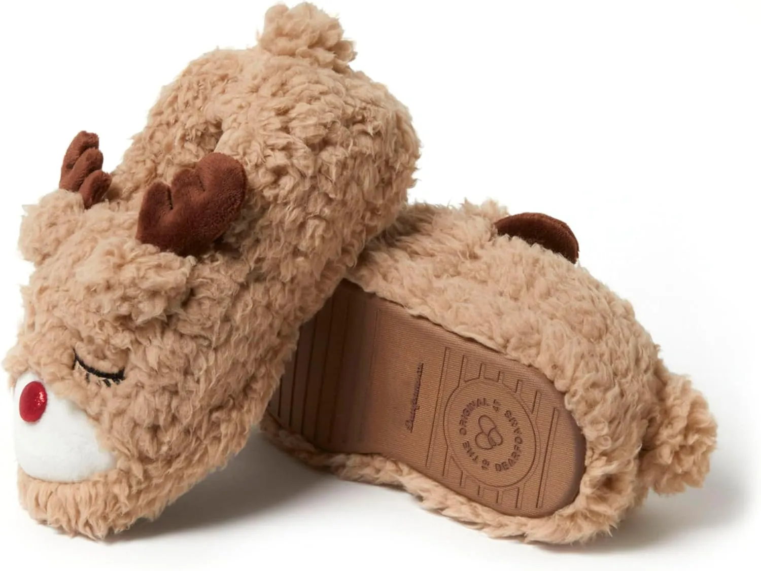 Dearfoams Toddler & Kids' Cute Shark, Cow, Unicorn, Dog, Dinosaur and Animal Critter Slippers