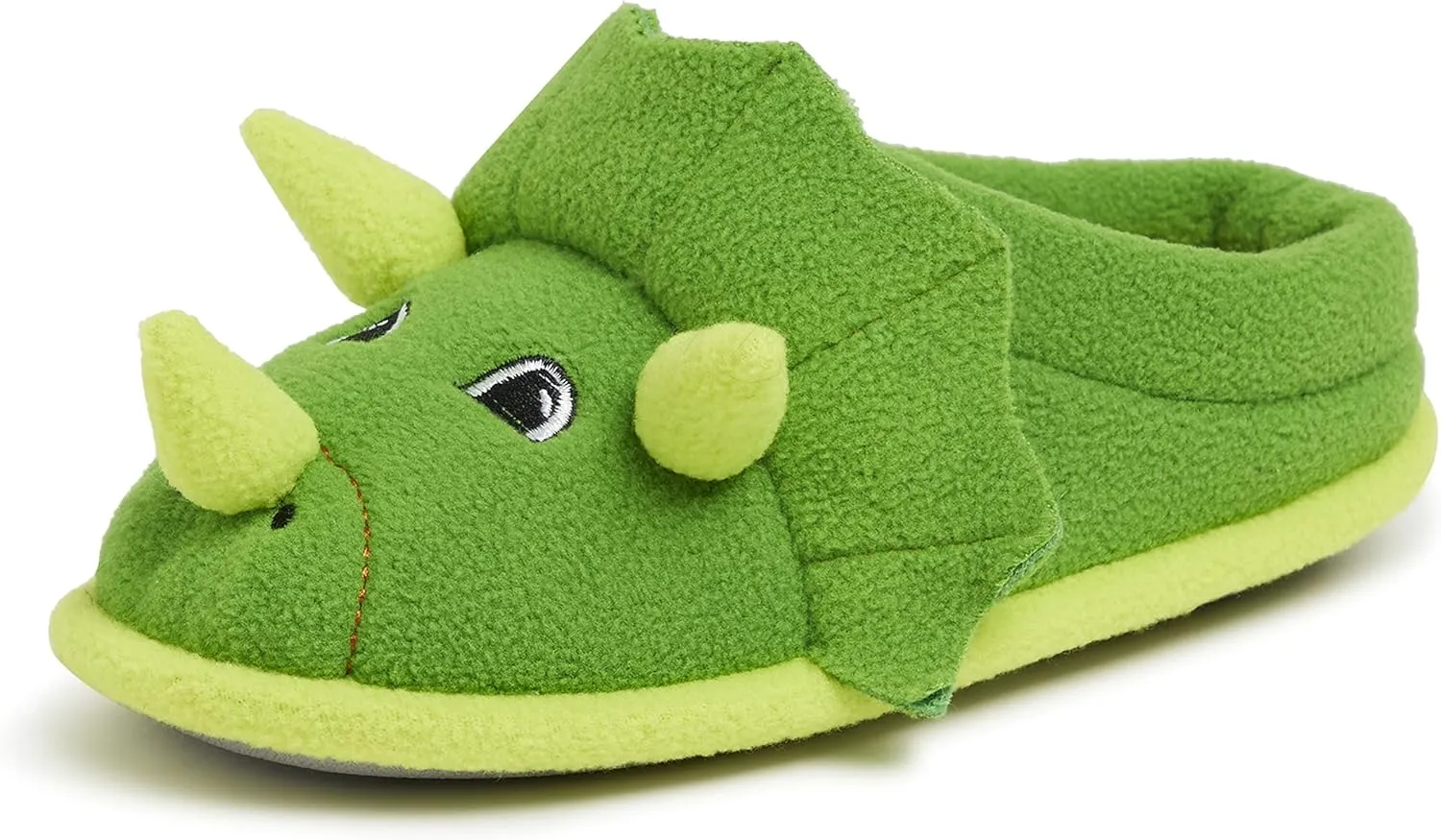 Dearfoams Toddler & Kids' Cute Shark, Cow, Unicorn, Dog, Dinosaur and Animal Critter Slippers
