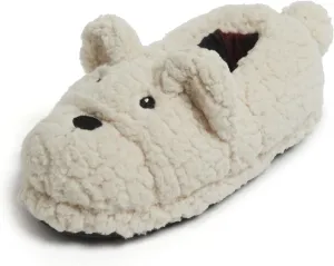 Dearfoams Toddler & Kids' Cute Shark, Cow, Unicorn, Dog, Dinosaur and Animal Critter Slippers