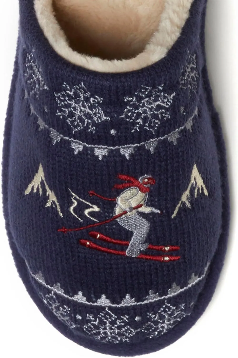 Dearfoams Women's Novelty Scuff with Eye Mask Slipper