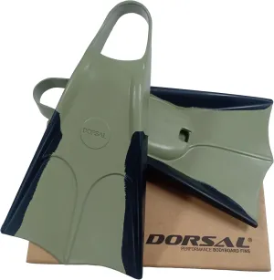 DORSAL Bodyboard Bodysurfing Floating Swimfins (Flippers) Comfortable Natural Gum Rubber for Swimming, Diving, Surfing